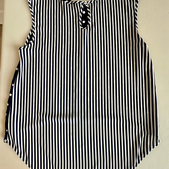 Nautica Black and White Checkered Blouse - Picture 11 of 15